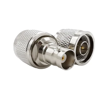 

5Pcs N Male to BNC Female Straight Connector RF Coaxial adapter BNC intercom connector