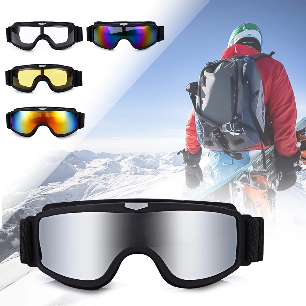 Details about   Outdoor Pilot Goggles Helmet Anti-UV Motorcycle Scooter Glasses Motocros/ 