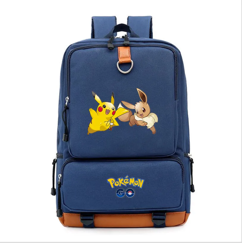 Карманный Монстр Пикачу mochila Печать Рюкзак для подростков Mimikyu Gengar школьная сумка на плечо Рабочая дорожная сумка для ноутбука рюкзак - Цвет: 21