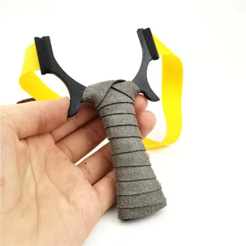 

Hot Sale Black Steel TTF Slingshot Powerful Catapult for Hunting and Shooting with Rubber Band Adult Game