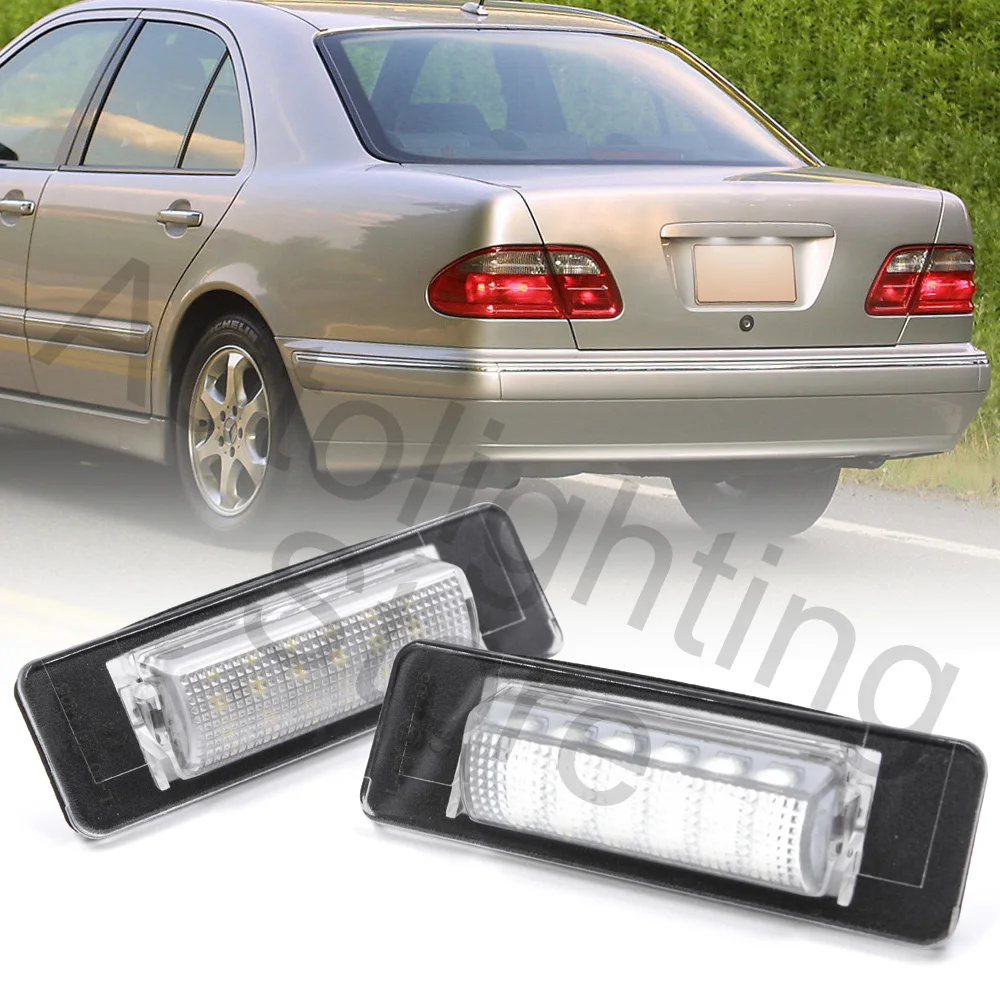 Подсветка светодиодный номерного знака светодиодная для Mercedes Benz E-Class W210 C-Class W202 4