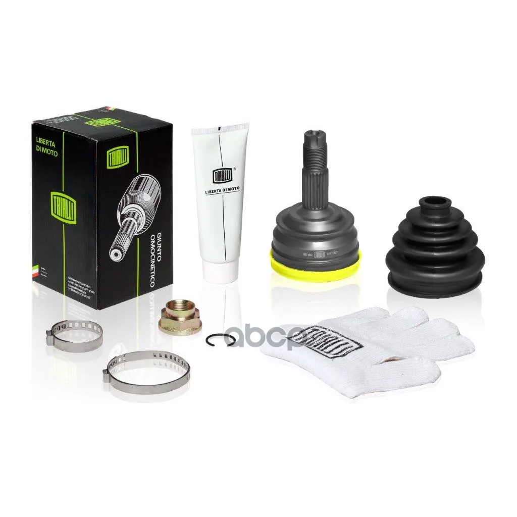Outer CV joint | Front Right/Lion Fiat Bravo (01)/Punto (93) 1.4/1.9 Go 1602 Trialli art. GO1602 Автомобили и мотоциклы