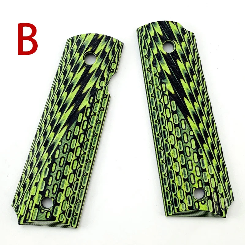 2pcs Custom Tactical 1911 Grips Accessories Wengue Wood CNC Tool Material Scales 2pcs Custom Tactical 1911 Grips Accessories Wengue Wood CNC Tool Material Scales