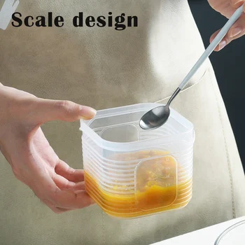 

Food Storage Organizer Box Set Refrigerator Fresh-keeping Box with Lids for Fridge Cabinet Desk DTT88