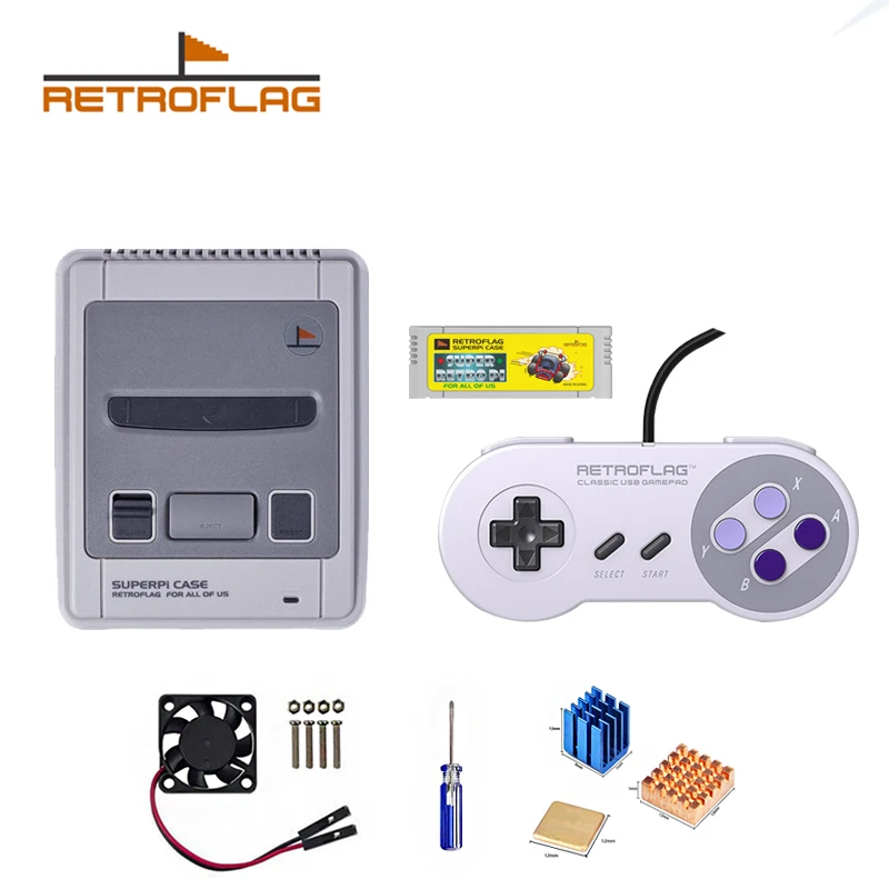 SUPERPi Retroflag для Raspberry Pi 3 B + (B Plus) 2 классический USB контроллер U Windows Switch|Геймпады| |