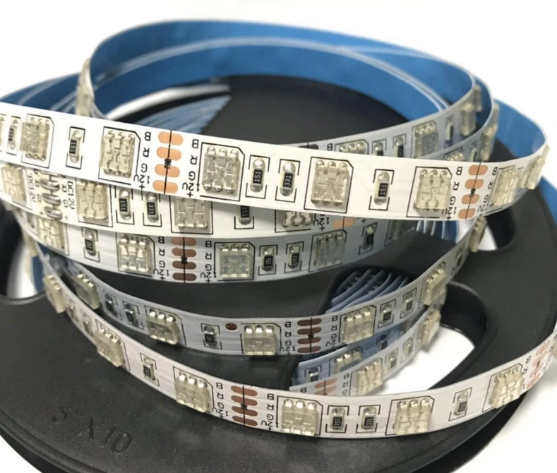 Гибкая СВЕТОДИОДНАЯ лента SMD 5050 постоянный ток 12 В 14 Вт 60 светодиодов/м | Лампы и