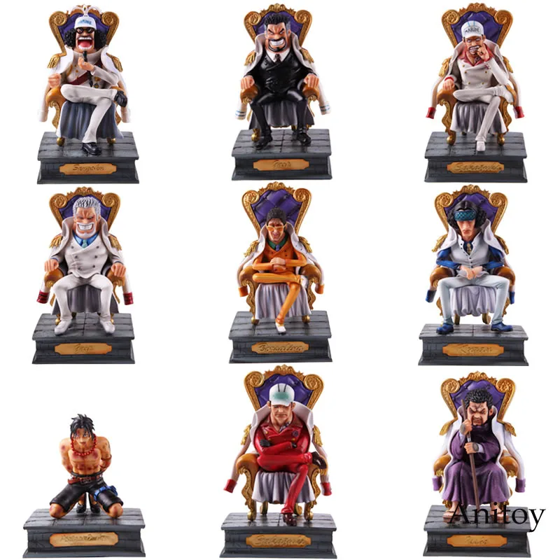 Одна деталь фигурки GK статуя сидя вер. Sengoku Kuzan Issho Borsalino Sakazuki Ryokugyu Ace фигурка ПВХ Коллекционная модель игрушки