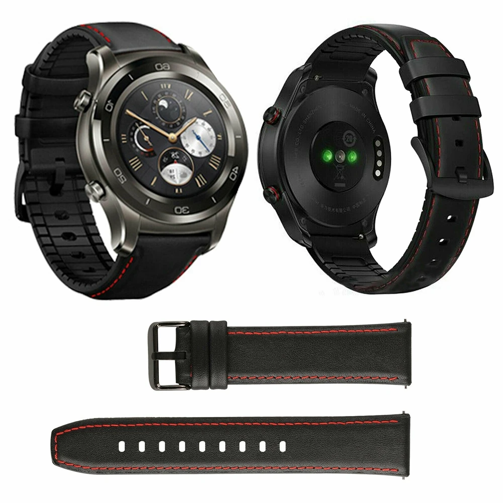 22 мм кожаный ремешок для Xiaomi Huami Amazfit Straro 2 Pace Смарт-часы для samsung gear S3/GTR 42 мм/Galaxy watch 46 мм ремешки