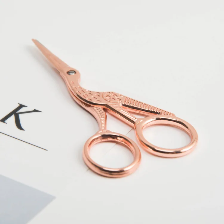1 шт. розовое золото металлические ножницы DIY Универсальный нож студенческий офис СНиП ножницы бытовые бумажные школьные стационарные