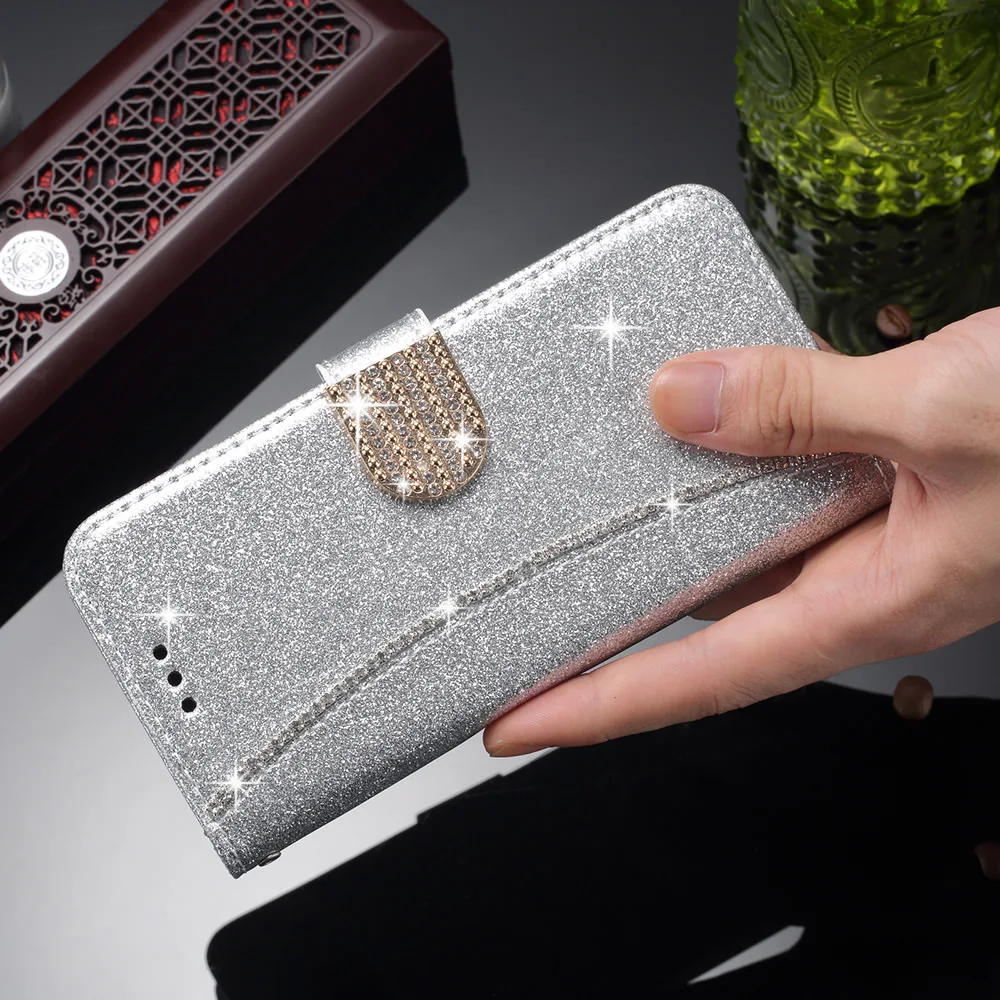 LCHULLE, винтажный кожаный бумажник, флип-Чехлы для samsung Galaxy S7 Edge, S8, S9 Plus, A3, A5, A8, слоты для карт, блестящая задняя крышка