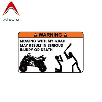 

Aliauto Funny Missing with My Quad May Result In Serious Injury or Death Automobiles & MotorcyclesPVC Decal Car Sticker,12cm*8cm