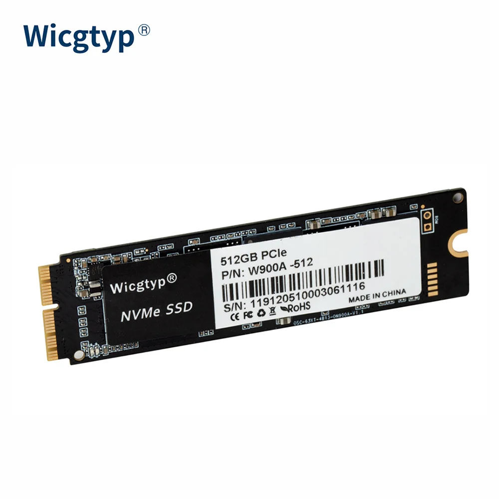 Wicgtyp NEW256GB 512GB1TB SSD для 2013 2014 2015 Macbook Pro Retina A1502 A1398 Air A1465 A1466 iMac A1418 A1419 | Компьютеры и