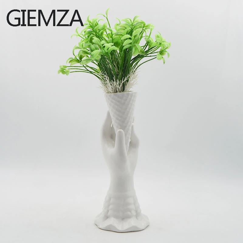Керамический подсвечник GIEMZA с чашкой для мороженого украшение обеденного стола