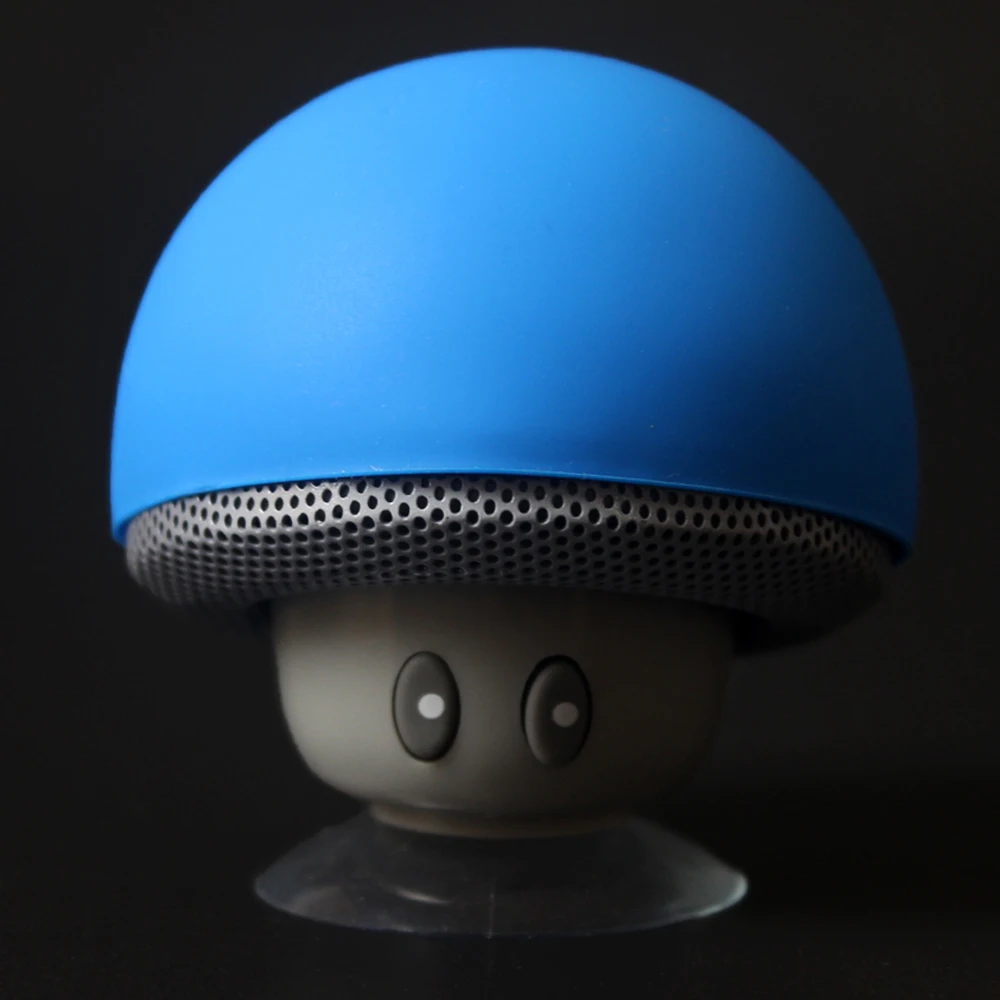 Мультфильм Гриб беспроводной altavoz Bluetooth динамик водостойкая присоска Мини bluetooth