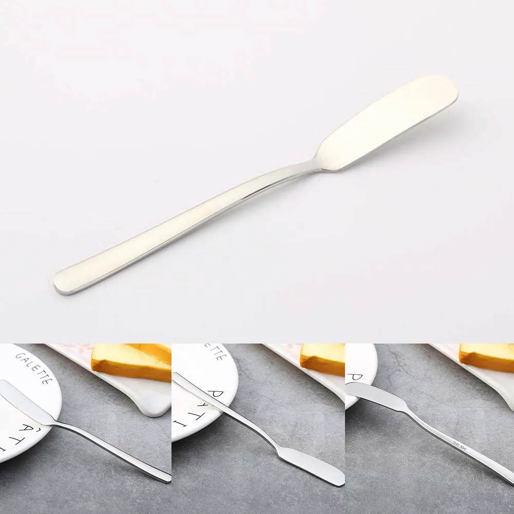 Jam Spreader For Cheese Dessert Scraper Tabeware Breakfast Tool Butter Knife Kitchen Accessory Stainless Steel Thick Handle