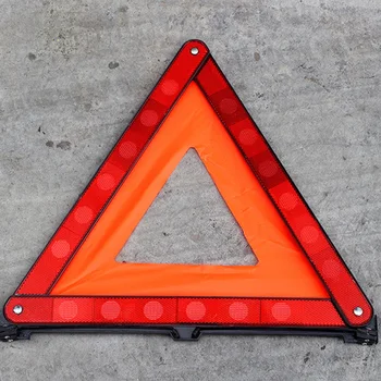 

42x42x42cm Warning Sign Hazard Red Accessories Road Parts Car 1Pc Triangle