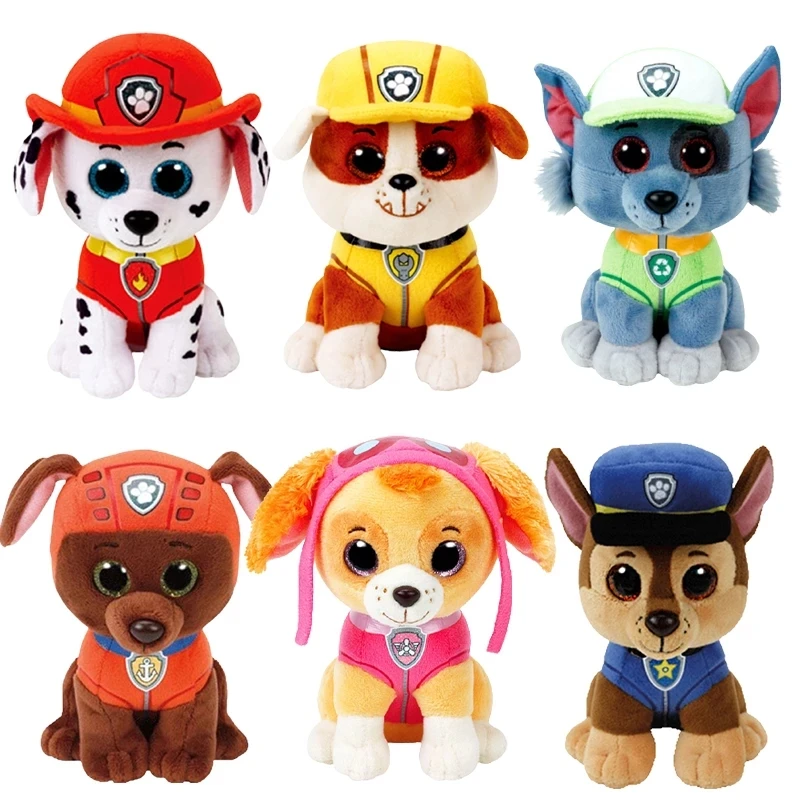 Ty Beanie мягкие плюшевые игрушки в виде животных собаки Скай Маршалл Зума куклы