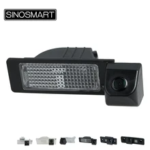 SINOSMART HD Spezielle Auto rückansicht Parkplatz Rückfahr Kamera für Skoda Octavia Fabia Superb Schnelle 2010 zu 2015 Optional
