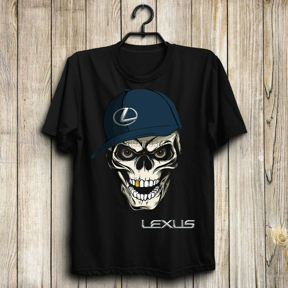 

Lexus ES LS NX RX LX RC CT 200h LS 500h Mens US Shirt Skull Top Gift Birthday