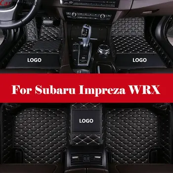 

Custom Fit Luxury XPE Leather Waterproof 3D Surrounded Full Set Car Floor Mats car styling For Subaru Impreza WRX