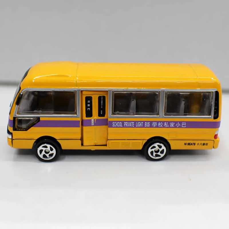 ミニチュアバス,モデル1/64,合金,車のコレクション,レトロな