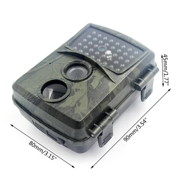 

IP54 12MP 1080P 90FOV 0.8s Motion Trigger IR LED Night Vision Camera Wildlife Trail PIR Sensor Scouting Cam Anti-Blur Ph