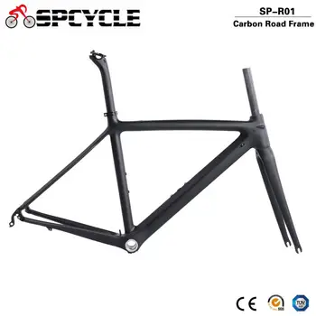 

Spcycle 700C Full Carbon Fiber Road Bike Frames BSA Racing Bicycle Carbon Framesets,Cycling Road Bike Frames Forks Seatposts