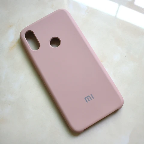 Xiaomi Redmi Note 7/7 pro Liquid Silicone Case Smooth-Touch Soft Silky Shell Protection Cover For Redmi Note 7 With Logo