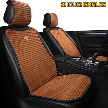 

ZHOUSHENGLEE 12V Heated car seat cover for Skoda all models rapid superb yeti kodiaq octavia fabia Winter Pad Cushions car seats