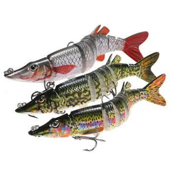 

5" / 12.5cm 20g Lifelike Multi-jointed 9-segement Pike Muskie Fishing Lure