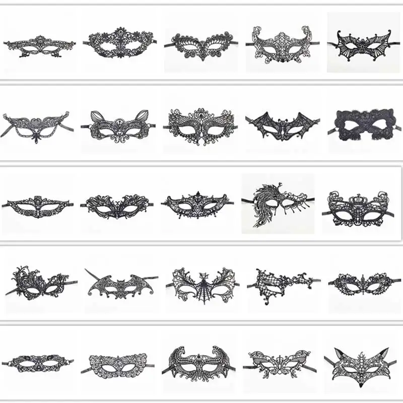 Сексуальная кружевная маска женский глаз карнавальный на Хэллоуин Вечерние Маски Маска в масках мяч маска для косплея венецианские костюмы Карнавал Половина лица маска