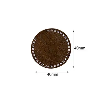 

1pc Round Wooden Seal All Things Sometimes Series Diy Rubber Scrapbook Standard Stamp Wooden Stamp Scrapbook Stationery W3T4