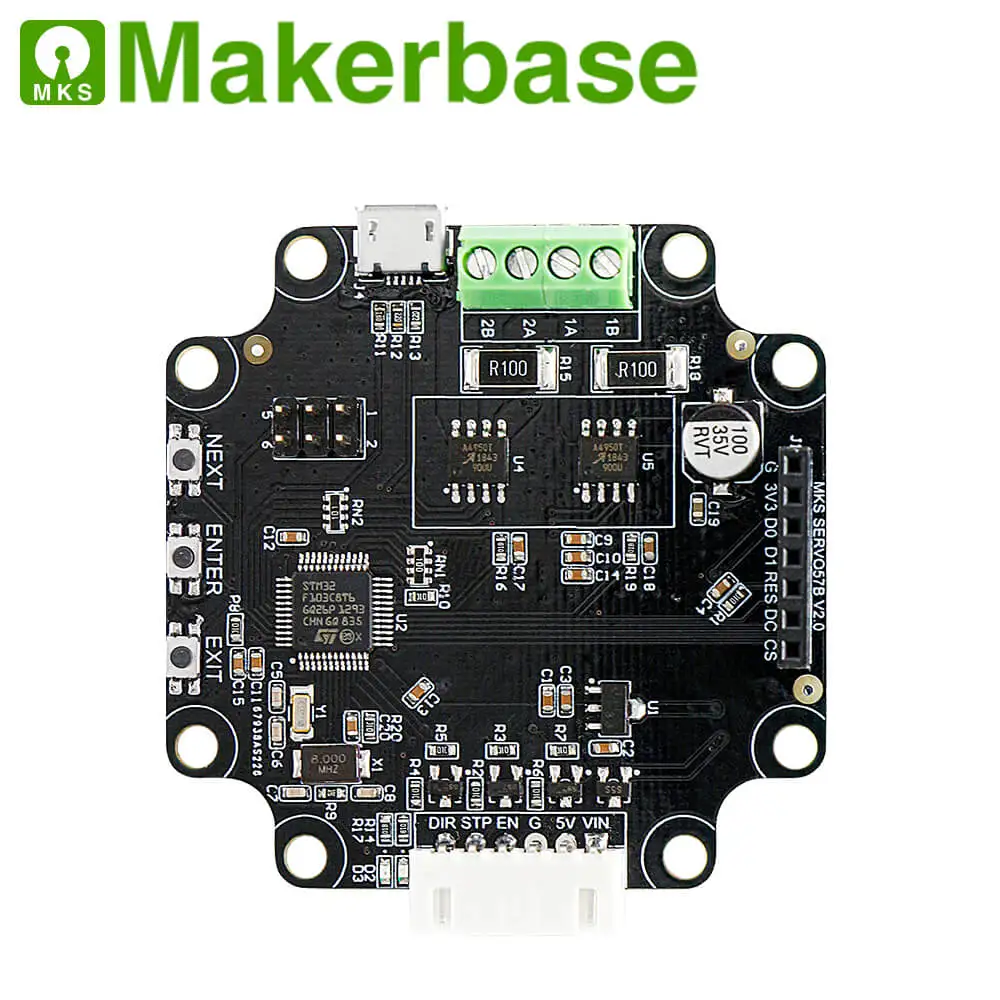 Драйвер шагового двигателя Makerbase MKS сервопривод NEMA23 STM32 с замкнутым циклом детали