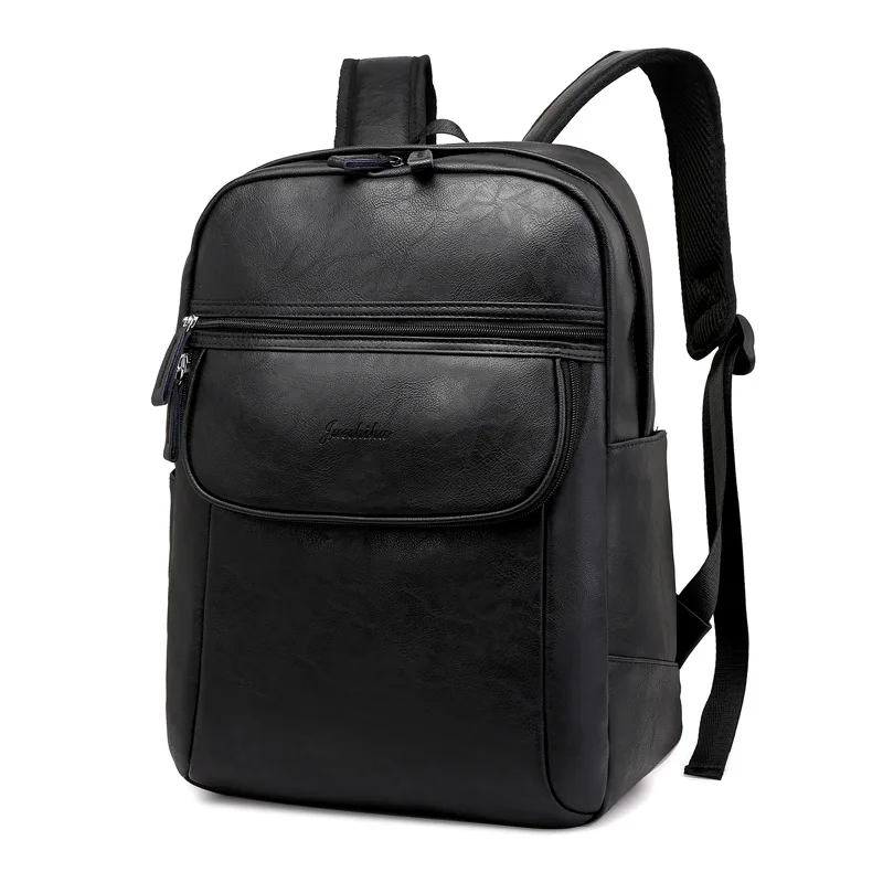 

Currently Available New Style Men's PU Leather Shoulder Backpack Briefcase Computer Bag Business Casual Studen