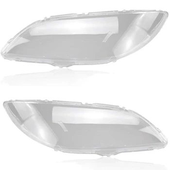 

2pcs Car Front Head Light Lamp Cover for Mazda 3 2006-2012 Waterproof Clear Lens Auto Shell Cover - Left & Right