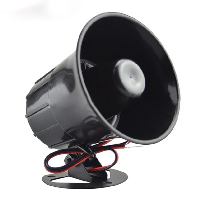 На улице DC 12V проводной громкий звуковой сигнал сирены с кронштейном для обеспечение домашней безопасности Системы GV99