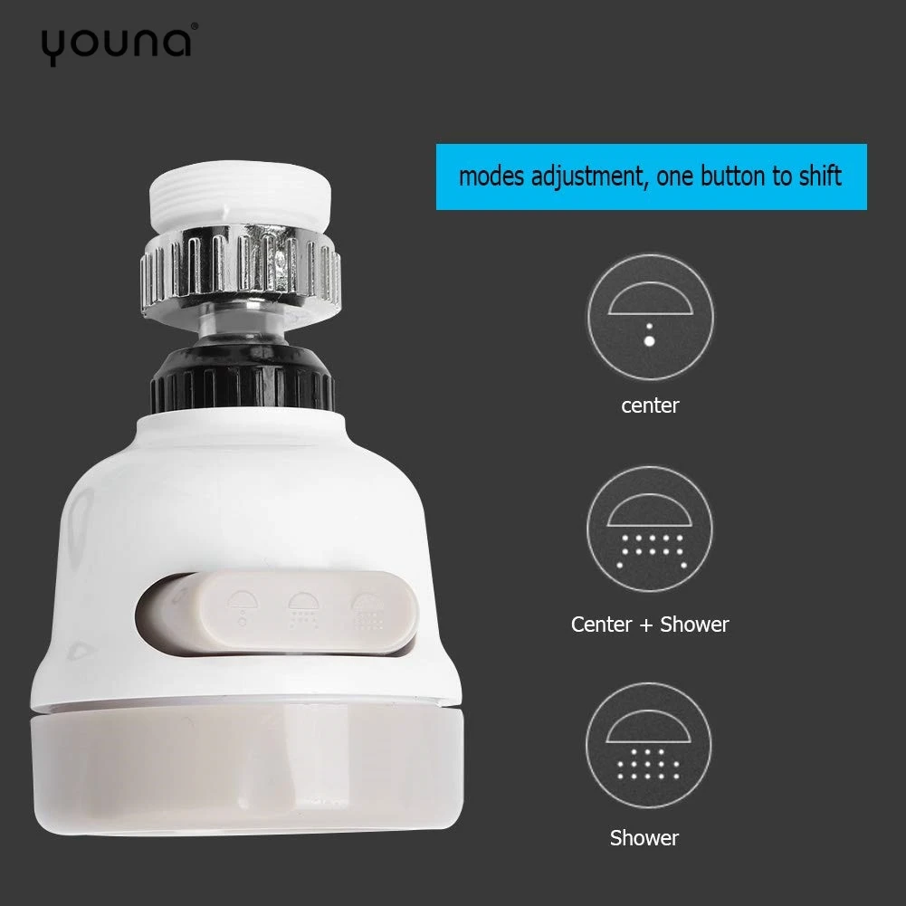 Faucet Prevent Splash Head Extender Kitchen Household Tap Water Spray Water Can Rotate Sprinkler Nozzle Adjustable Aerator Faucet Prevent Splash Head Extender Kitchen Household Tap Water Spray Water Can Rotate Sprinkler Nozzle Adjustable Aerator
