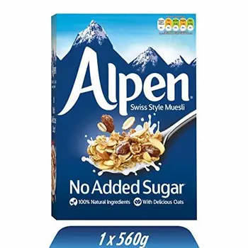 

Weetabix Alpen Cereales sin azúcar 560 g, 1er Pack (1 x 560 g)