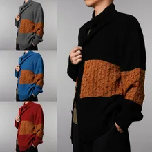 New collection Knit Cardigan Fashion Loose Thick Sweater Men's SweaterCoats Warm Cardigan Single Breasted Winter Cardigan Men