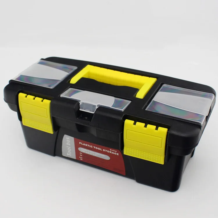 

10-Inch Plastic Handle Storage Box Auto Repair Instrument Parts Multi-functional Box Household Hardware Toolbox