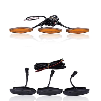 

3Pcs Led Grille Running Lamps, Front Bumper Hood Grille Led Light for TOYOTA 4Runner 2014-2019 Front Bumper Grille