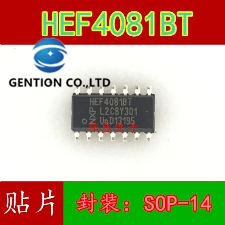 

20PCS HEF4081BT SOP-14 logic chip, four-way two input and door to give priority to in stock 100% new and original
