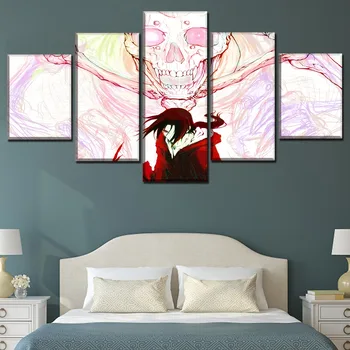 

5D DIY Embroidery Diamond 5 Pcs Pictures Animation Home Decor Painting Naruto Full Round Drill Handmade Cross Stitch Wall Art