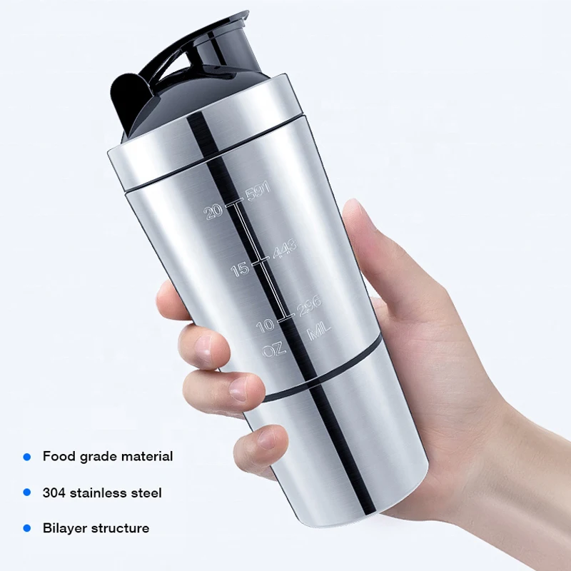 Stainless Steel Protein Shaker 1