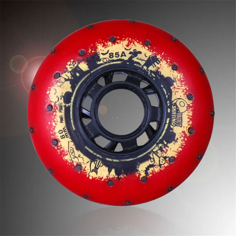 SKATING 2nd fire stones sparking роликовые коньки колеса 85A скользящие тормозные firestone колеса для ролики SEBA hv IGOR SKJ [72 мм 76 мм 80 мм]