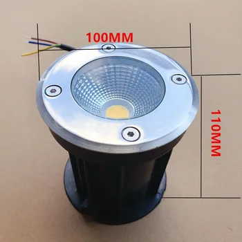 

Free shipping 15W Dimmab COB LED Underground Lamps Buried lighting LED Underground Light Outdoor Recessed DC12V/AC85-265V 1PCS