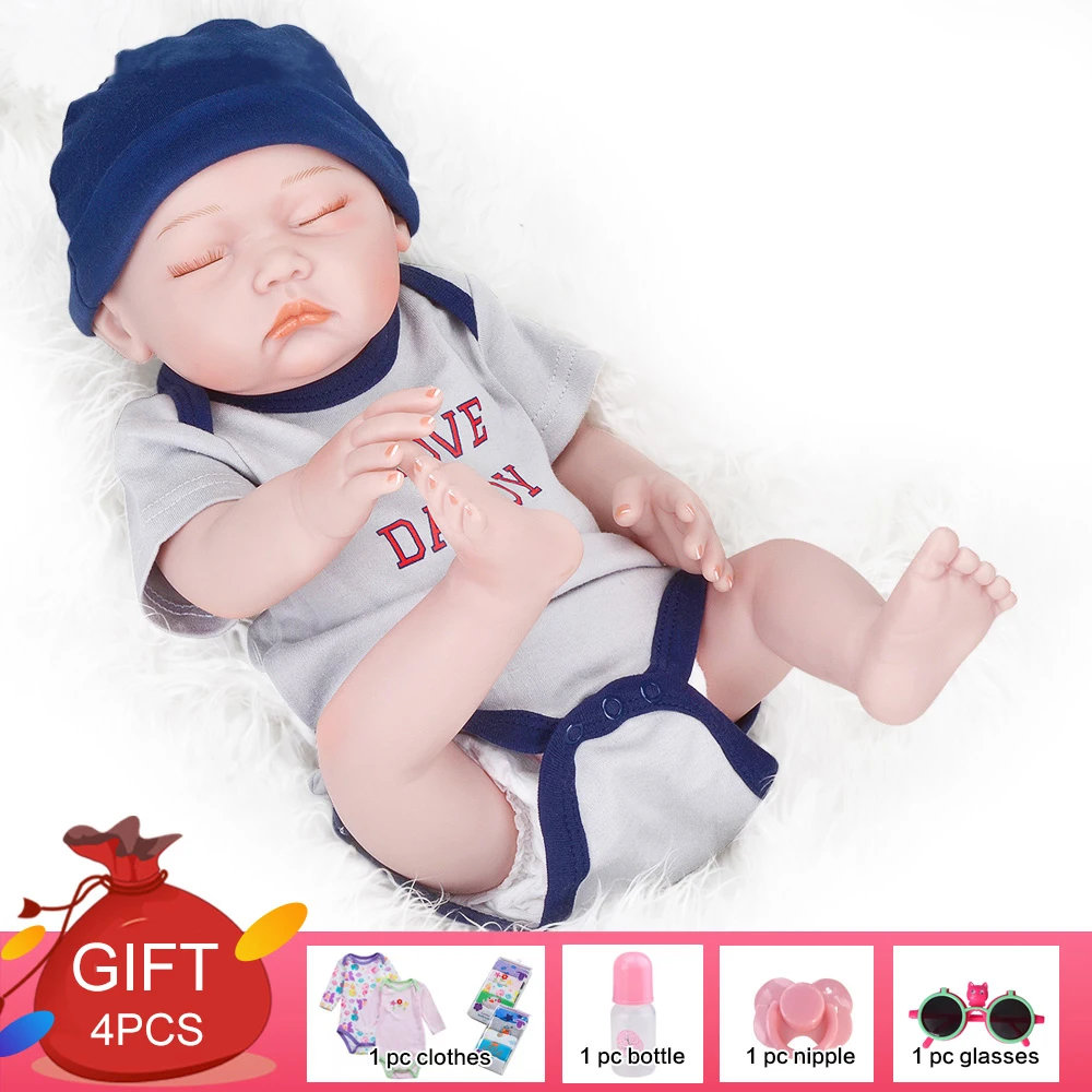 45 см полное Силиконовое боди Reborn Baby Doll игрушка для девочки винил новорожденная принцесса Младенцы Bebe Bathe игрушка-компаньон подарок на день рождения