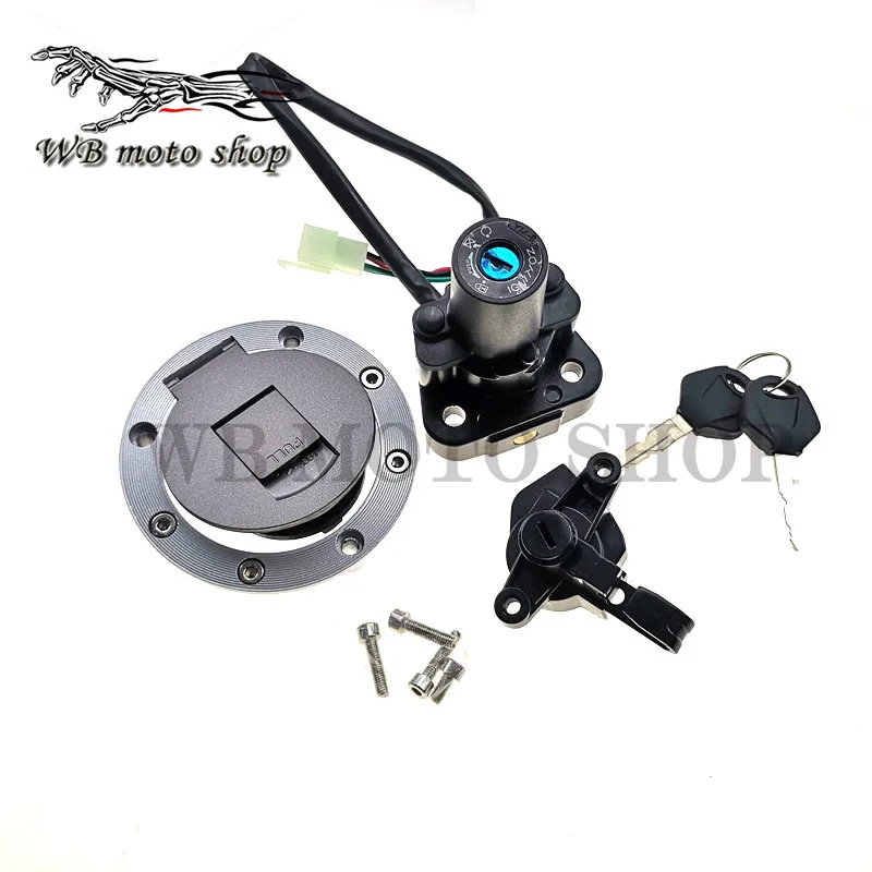 Motorcycles Ignition Switch Gas Cap Seat Key Lock Set For Yamaha XJR 1200 XJR1300 XJR400 FZ400 | Автомобили и мотоциклы