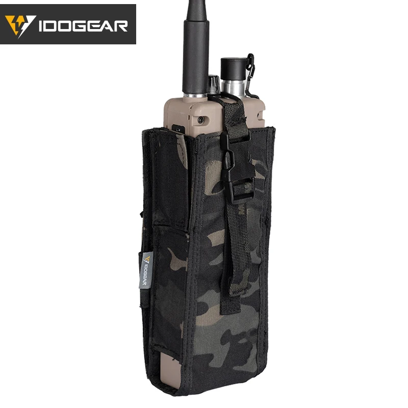 Multicam Black Тактический чехол IDOGEAR для рации, держатель рации, MOLLE MBITR PRC148/152, Airsoft, тактический Чехол для инструментов, Мультикам 3553 - Цвет: Multicam Black