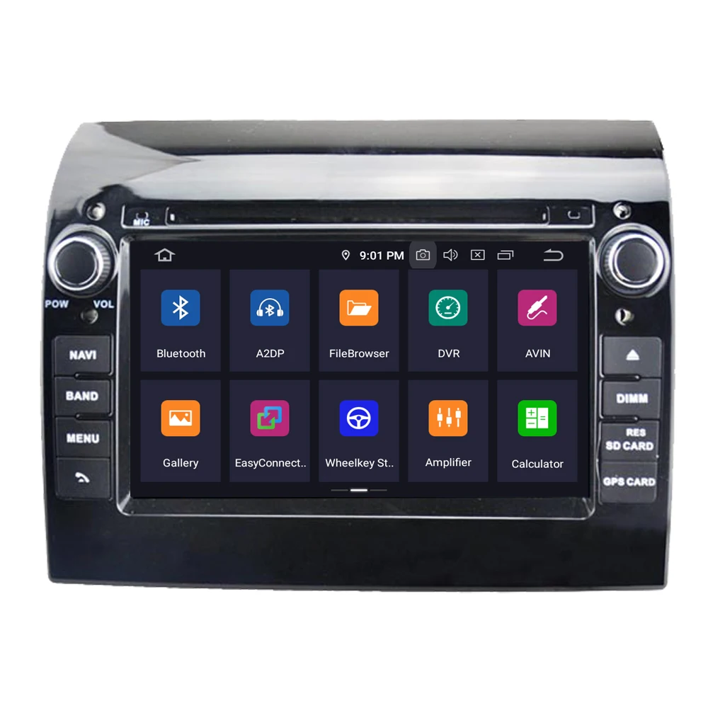 Clearance RoverOne Car Multimedia Player For Fiat Ducato 2009-2015 Android 9.0 4G+64G Octa Core Radio GPS Stereo Bluetooth Head Unit 2